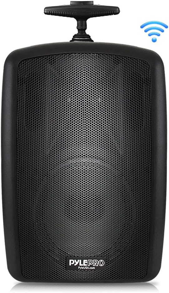 Pyle Wireless Portable PA Speaker System - 360W Bluetooth Compatible Battery Powered Rechargeable Outdoor DJ Sound Speaker Microphone Set with MP3 USB SD FM Radio RCA 1/4