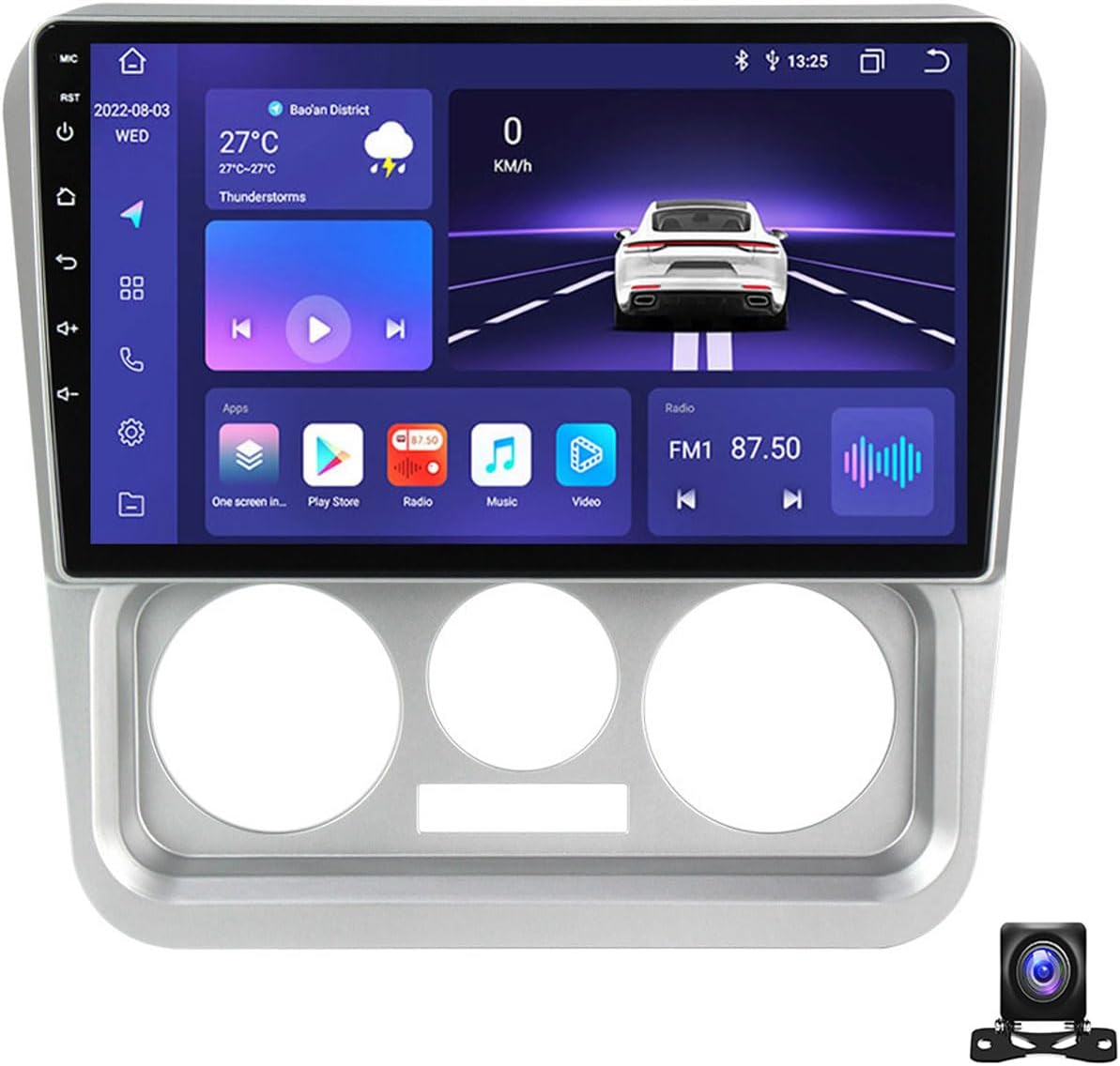 9 Inch Touch Screen Car Stereo with Navigation Compatible with Geely CK 2008~2016 Android Car Radio Compatible with Carplay Android Auto Radio FM RDS DSP SWC 4G,M800S 8G+256G