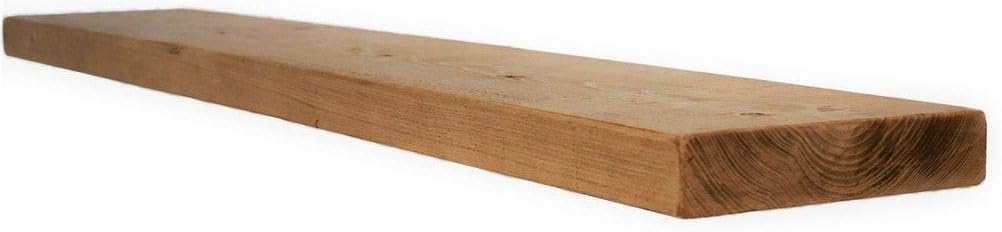 Chunky Rustic Floating Shelf 9x2, Walnut, 28 inch