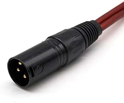 Quality Active Speaker Cable Regular 3 Pin XLR to 2 Banana for Amplifier Soundbox OFC Audio Cable Gold Plating 1M 2M 3M 5M 8M (Color : A Pair, Length : 3meter)