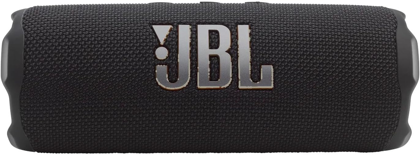JBL Flip 7 Portable Bluetooth Speaker, IP68 Waterproof, Dustproof, Drop-Proof, PushLock System, AI Sound Boost, 16H Battery, Megen Hardshel Protection Case (Black)