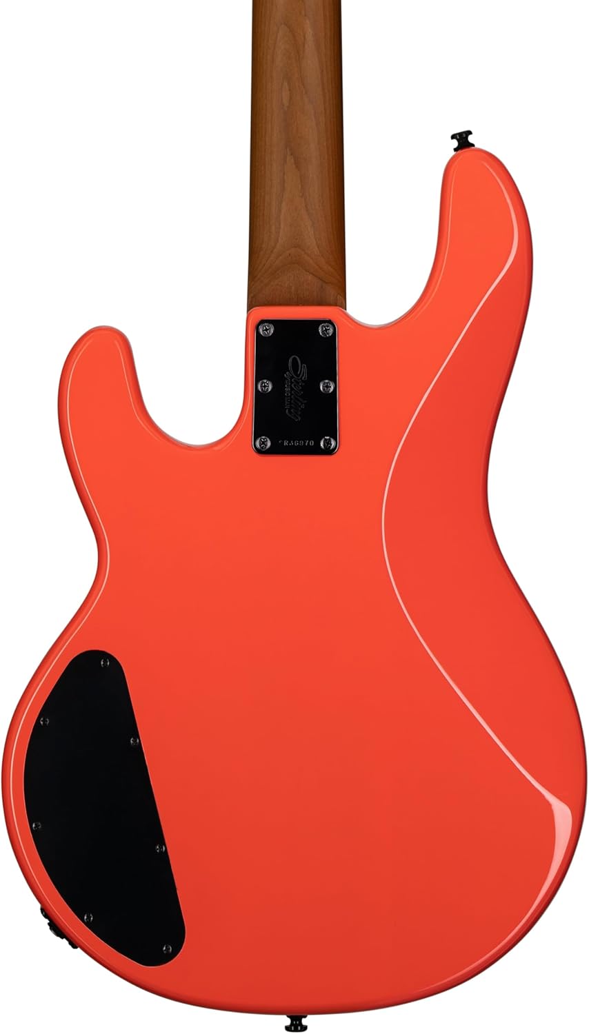 Sterling By Music Man Pete Wentz Signature StingRay Bass Guitar - Fiesta Red