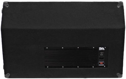 Seismic Audio FL-15MP-PW 400 Watts RMS Premium Powered 2-Way 15-Inch Floor/Stage Monitor with Titanium Horn