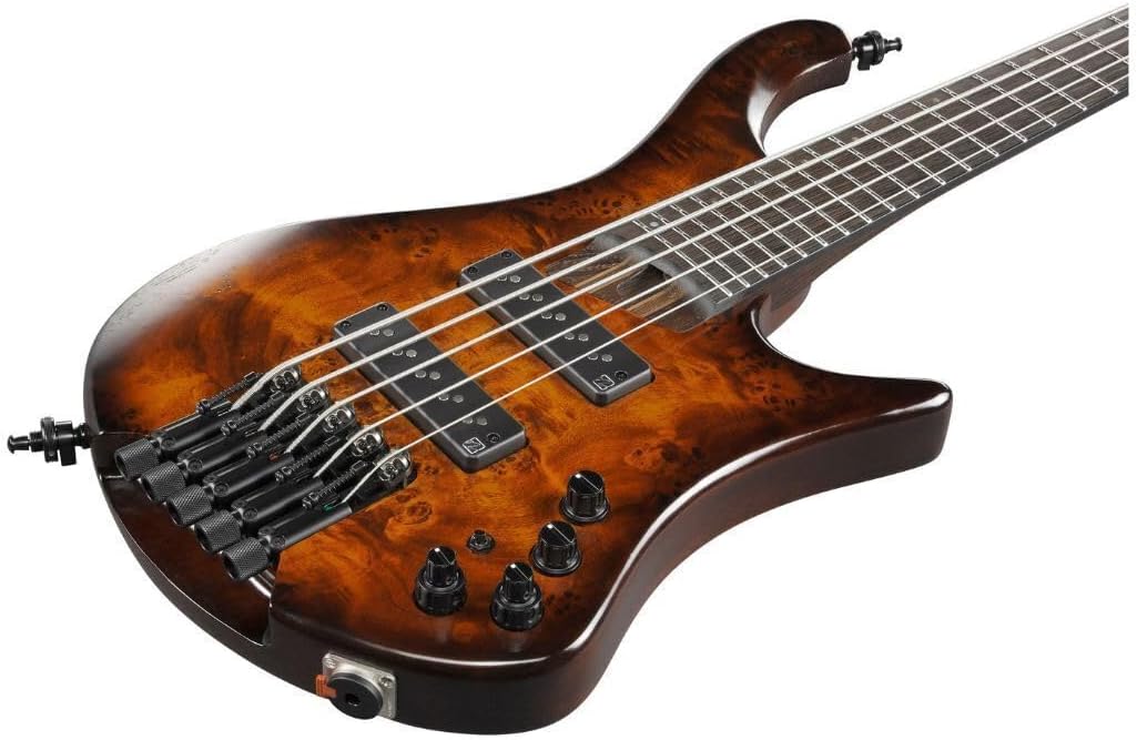 Ibanez EHB Ergonomic Headless 5-string Bass Guitar - Dragon Eye Burst Low Gloss