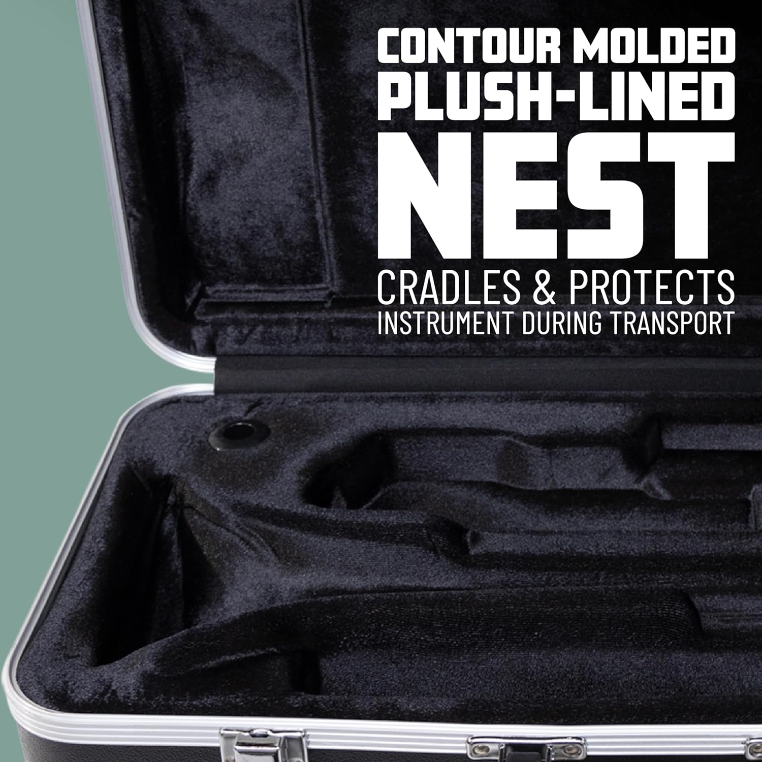 Gator Cases Andante Series Molded ABS Hardshell Case for Bb Tenor Saxophone, (GC-TENORSAX-23)