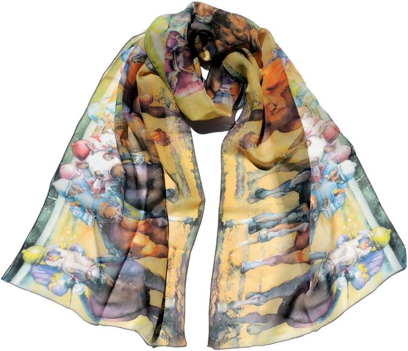 Horse Racing Scarf for Women's Kentucky Derby Apparel - 16