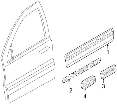 Mopar Performance 55156043AB MOPAR Decal