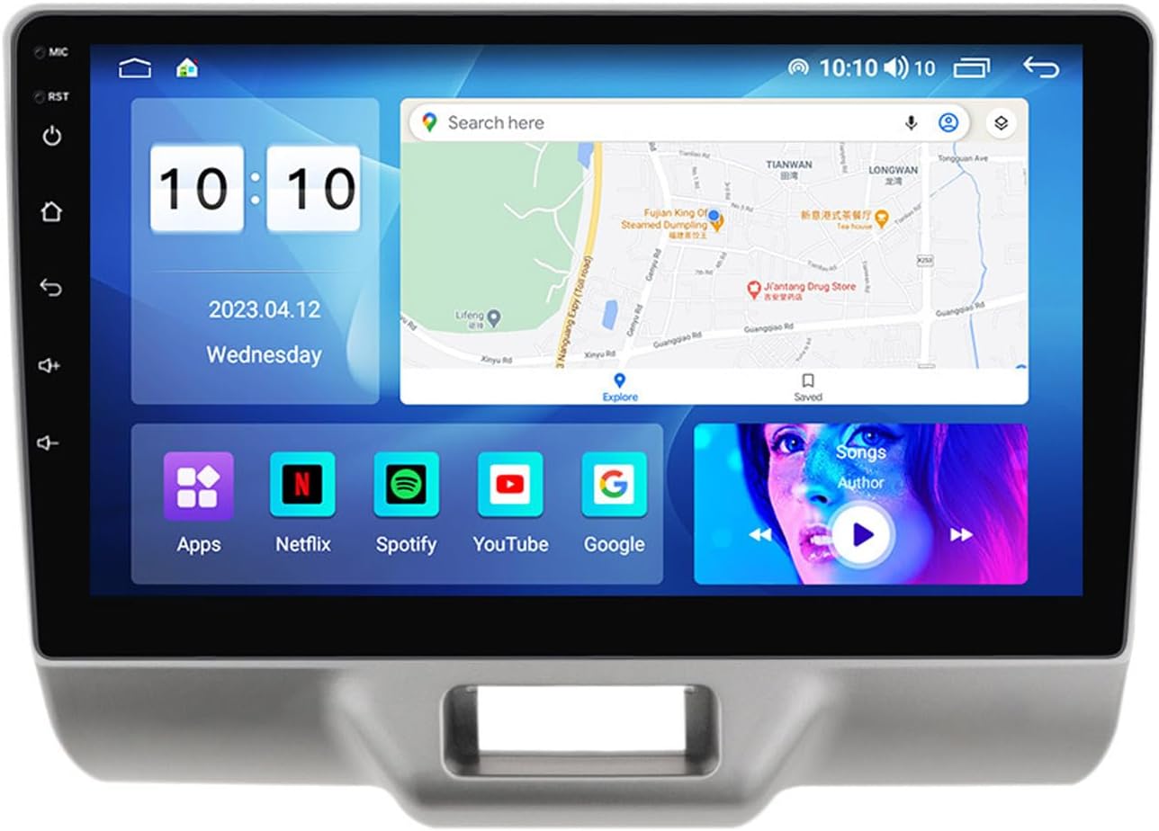 Wireless Car-Play Car Stereo for Suzuki Every 2016 Support Android Auto/Bluetooth/GPS Navigation/DSP for 9 inch Touch Screen Android 12 Car Radio