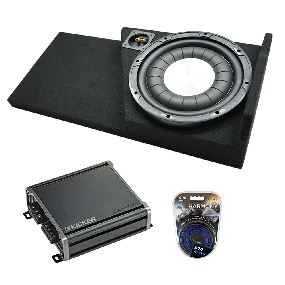 Harmony Audio HA-F104 Compatible with 2014-2018 Chevy Silverado Double Cab Flatline Series 10