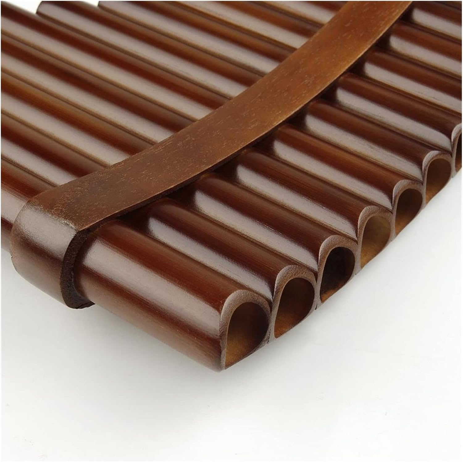 PanPipes Woodwind Instrument 18 Pipes F Key Pan Flute Woodwind Instrument Pan Flute (Color : Left-Hand)