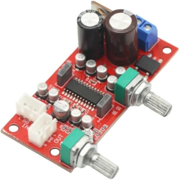 Tone Amplifier Preamplifier Board BBE Sound Effect Exciter Improve Treble Bass Volume Control Module