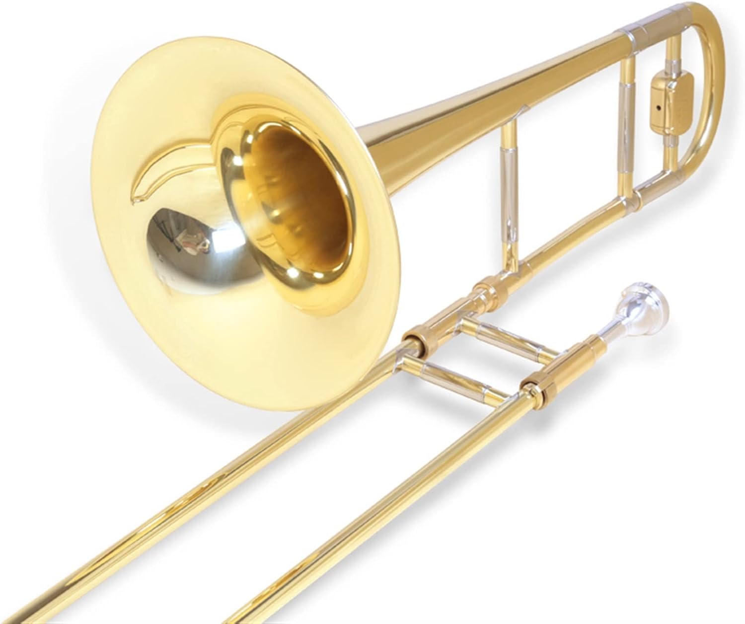 FLFL Student Trombone B-Flat Alto Trombone is Suitable for Professional Playing Band Brass Trombone