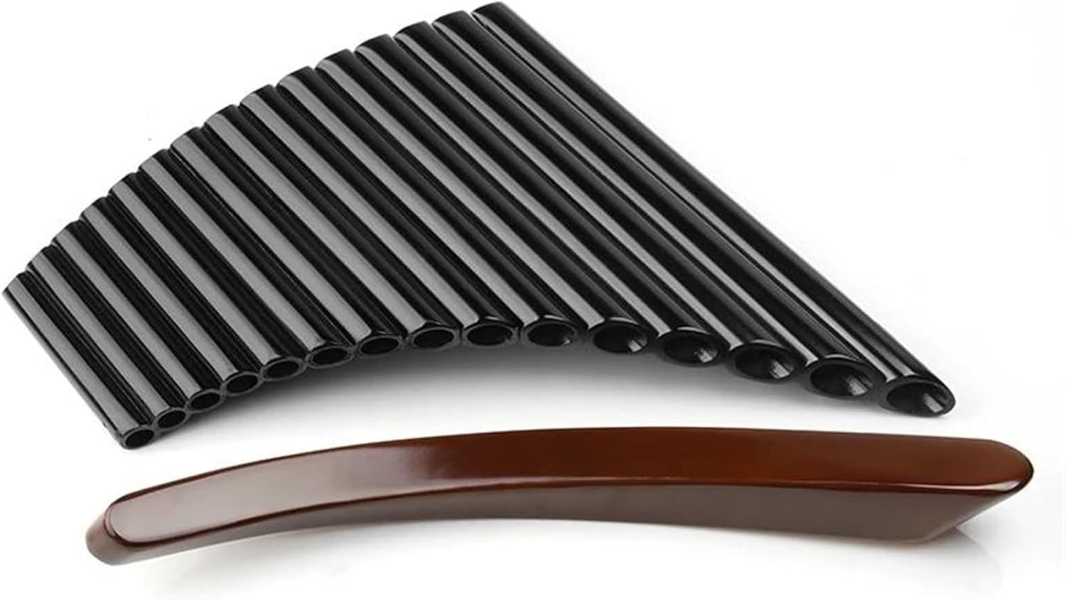 pan flute for beginners G Key Handmade Panpipes Chinese Traditional Woodwind Musical Instrument Pan Pipes Flute (Color : BLACK LEFT HAND)