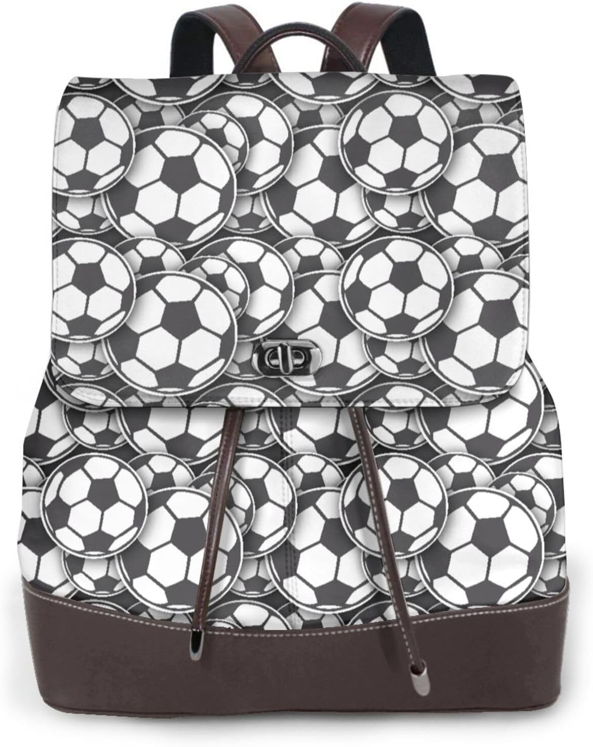 Paper Football Souvenirs for Womens Backpack Purse Microfiber PU Anti-theft Large Fashion Designer Travel Bag Ladies Shoulder Bags