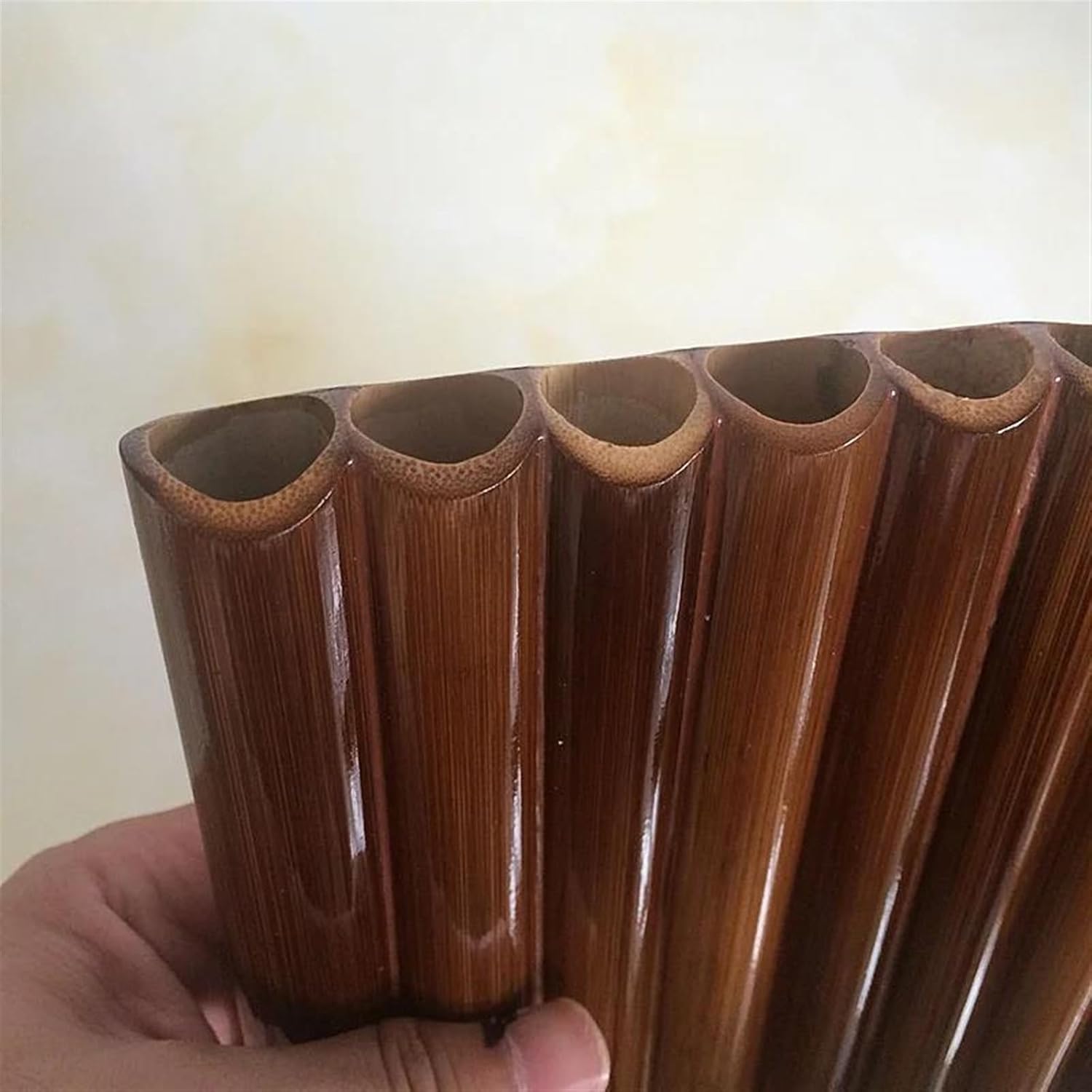 Handmade 22 Pipes PanFlute Professional Woodwind Flute Panpipes G Key Musical Instrument With Black Bag