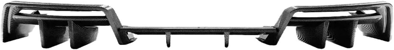 Car Rear Bumper Lip Splitter Compatible for BMW I3 EDrive 35L 40L 2022 2023 2024 Diffuser Trim Side Corner Protector Guard Spoiler Body Kit(Carbon Look)