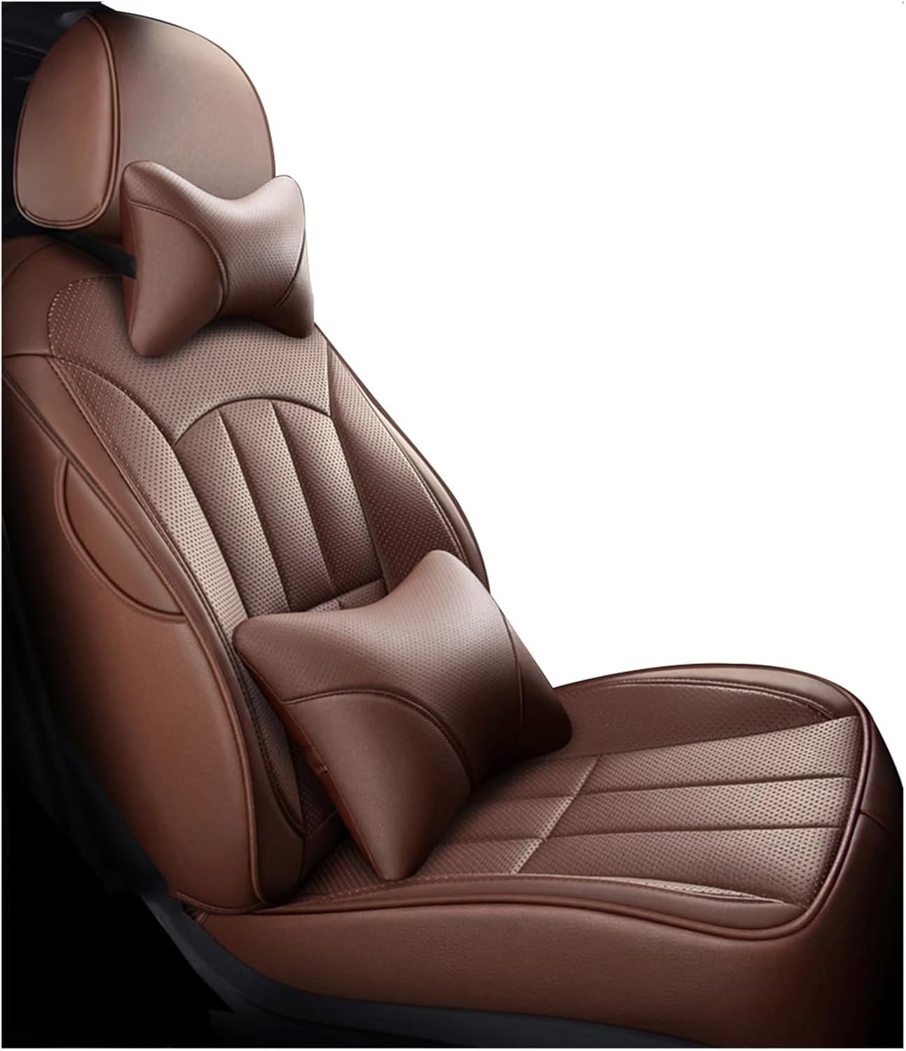 Luxury Leather Car Seat Covers Full Set Compatible for Women MG MG4 Waterproof Custom Interior Accessories (Color : 1 PCS-07)