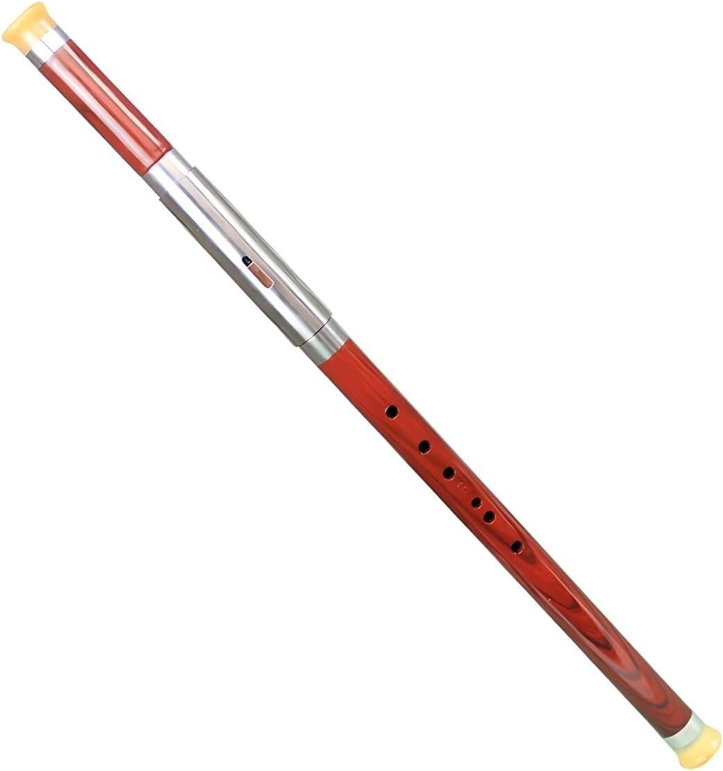 Dizi Flute Chinese Hand-Carved Bamboo Flute Standing Blowing Bawu Wind Instrument Flute in F Key Bamboo Flute Traditional Instrument(G Key)