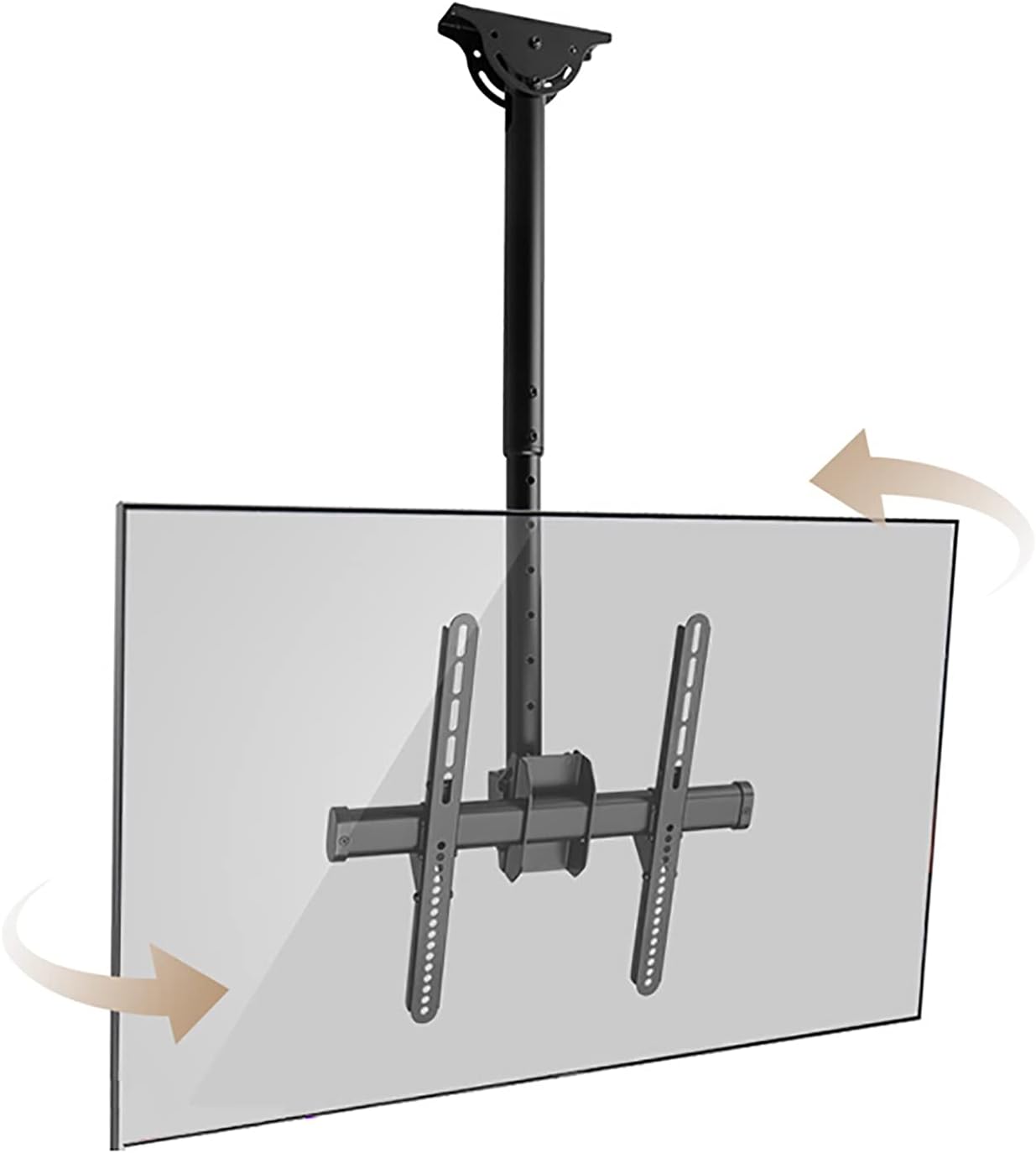 TV Stand tv Wall Mount TV Ceiling Mount, 360° Rotation Swivel Tilt Full Motion Bracket, Fits 32-72/37-80 Inch Flat Screen, Max Loading Up to 110 Lbs