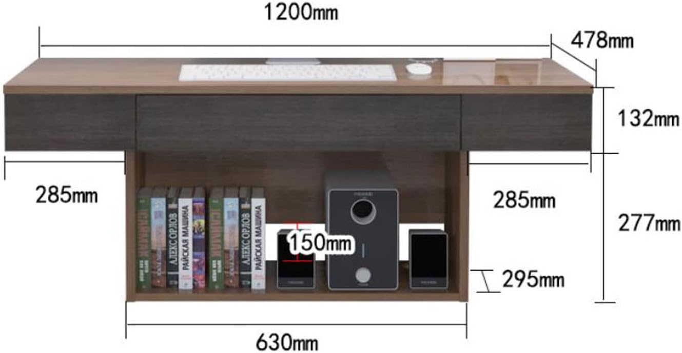 Computer Desk Wall Mounted TV Cabinet Floating Shelf Wall Shelf Bedroom Living Room Office Study Table Reading Desk TV Stand Multimedia Shelf Mobile Shelf Gaming Shelf Wall Mount Corner Shelves