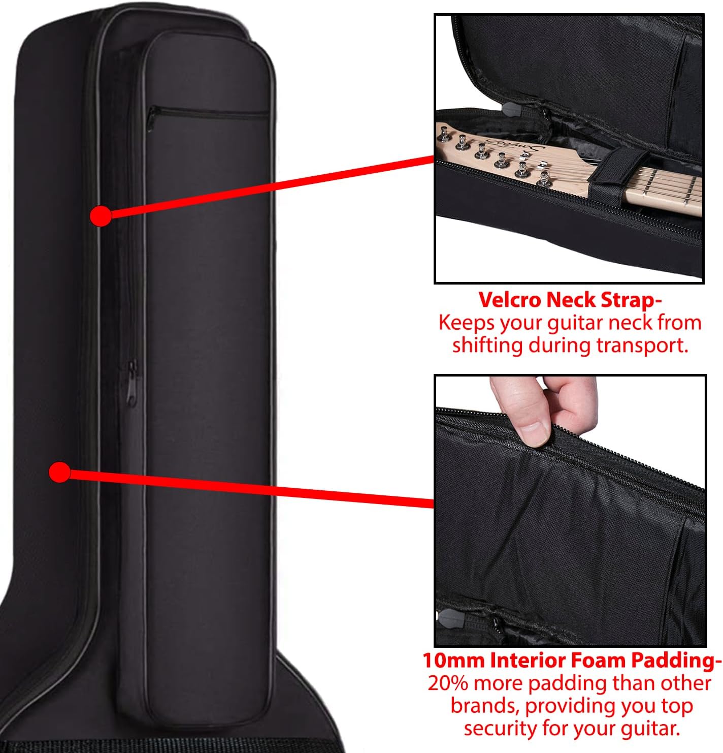 Sawtooth Sunburst ET Series Electric Guitar w/Aged White pickguard - Includes: Accessories, Amp & Gig Bag