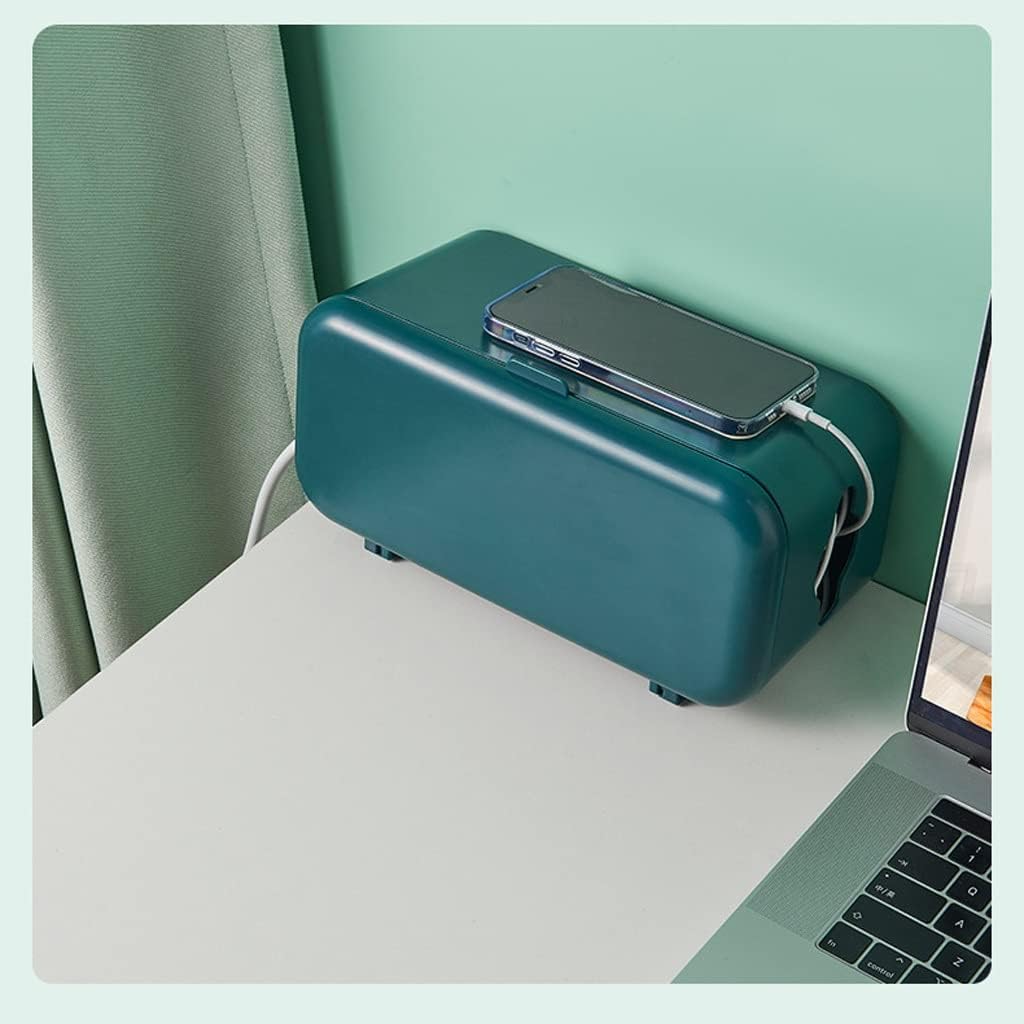 Multi-Function Storage Rack Router Storage Box Cable Power Plug Wire Storage Boxes Wall Mount Floating Shelf (Color : A)