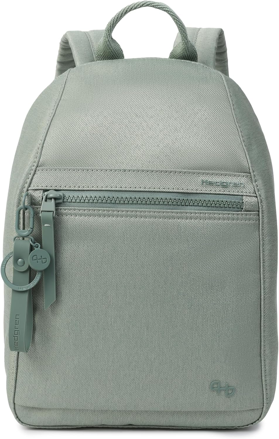Hedgren VOGUE SMALL Backpack – Rear Zip Main Access, Padded Tablet Pocket, RFID-Blocking Security, Adjustable Straps & Water-Repellent Nylon - 5.86 L (Lily Pad Jean)