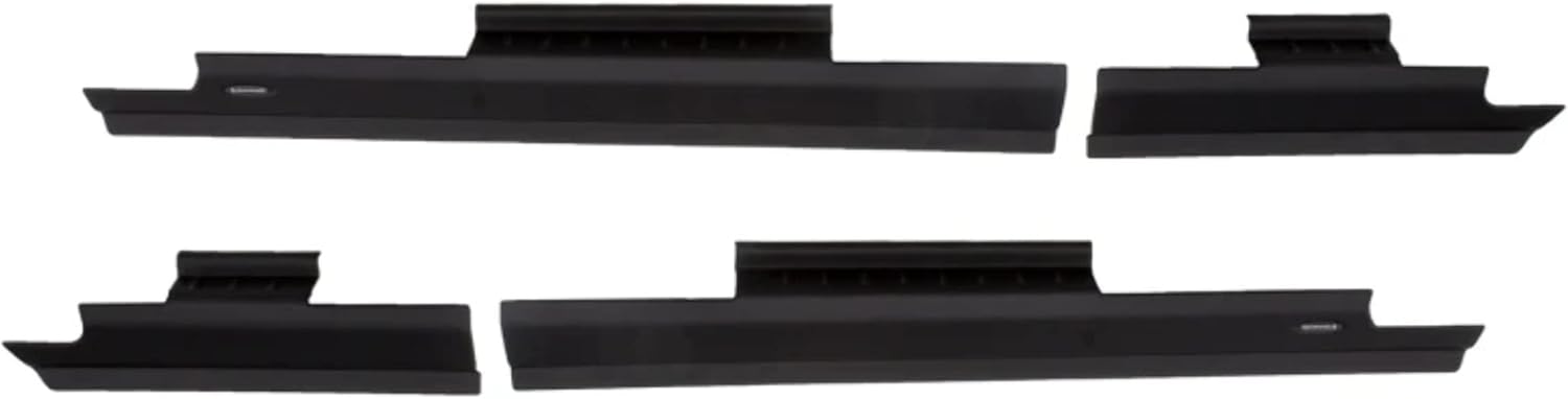 Bushwacker - Trail Armor, Side Rocker Panel | Fits 2018 - 2026 Jeep Wrangler JL Unlimited Rubicon, Black | 4-Pcs. 14085