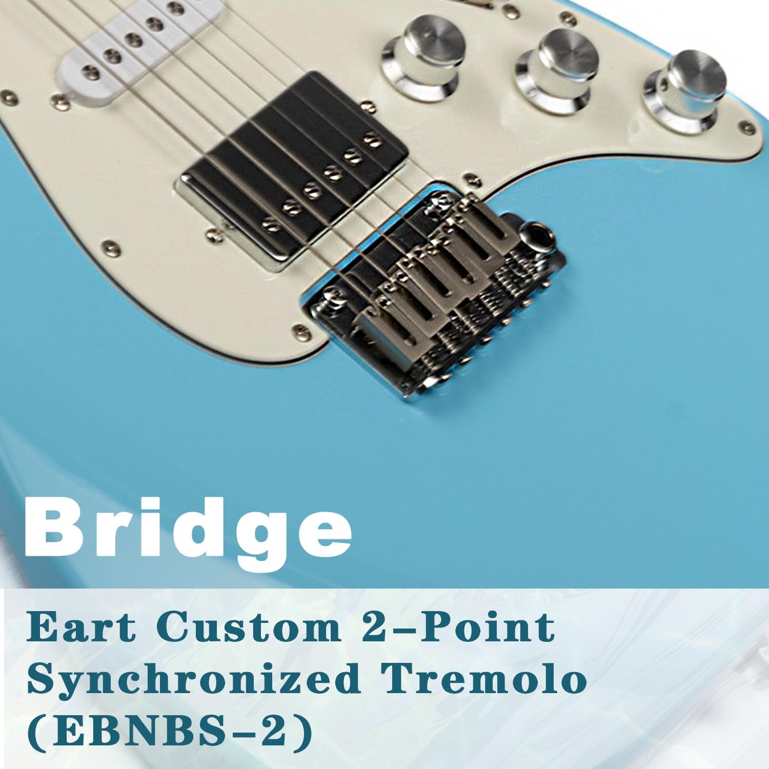 EART CP.1 Electric Guitar 6-String Solid-Body 22 Frets,Single, Single and Double Pickups, Music Style Switching, Clear Tone, Meeting Various Needs
