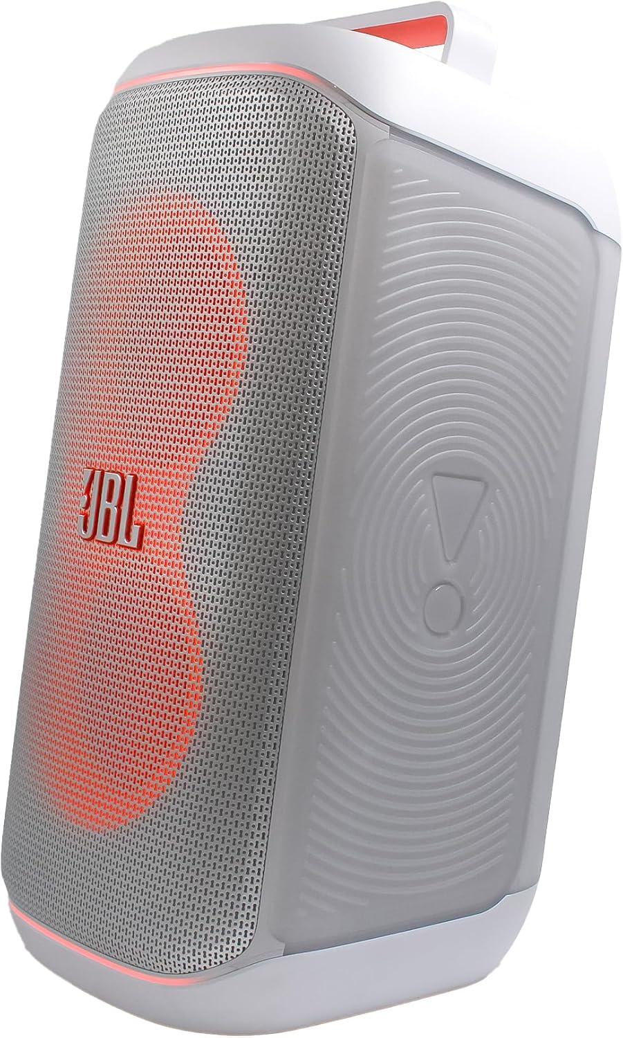 JBL PartyBox Club 120 (White) - 160W Portable Wireless Splash Proof Speaker - 12 Hours of Playtime + Wireless Two Microphone System with Receiver + AUX Cable + Microfiber Cloth