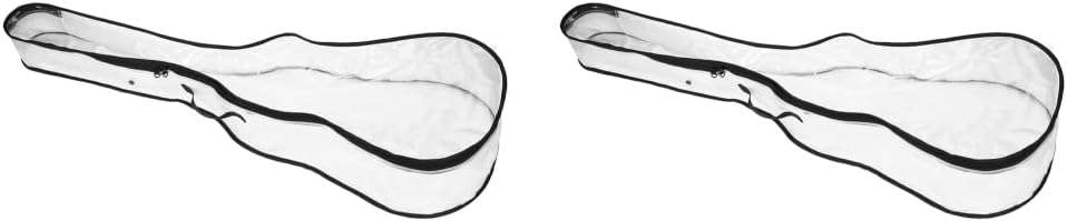 Guitar 40/41 Inch Transparent Electric Guitar Bag Soft Case Dust Cover for Acoustic Electric Guitars