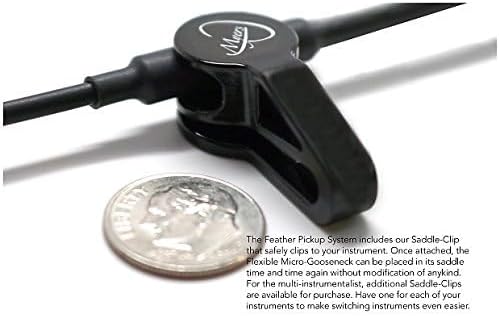 Myers Pickups The Feather C Flute Pickup with Flexible Micro-Gooseneck