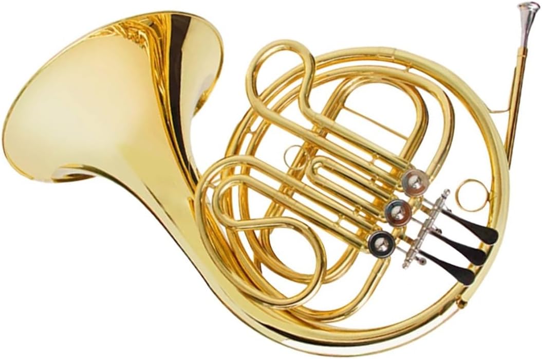 4 Key French Horn Three Key Single Row French Horn F Key Adult Lacquer Brass Instrument