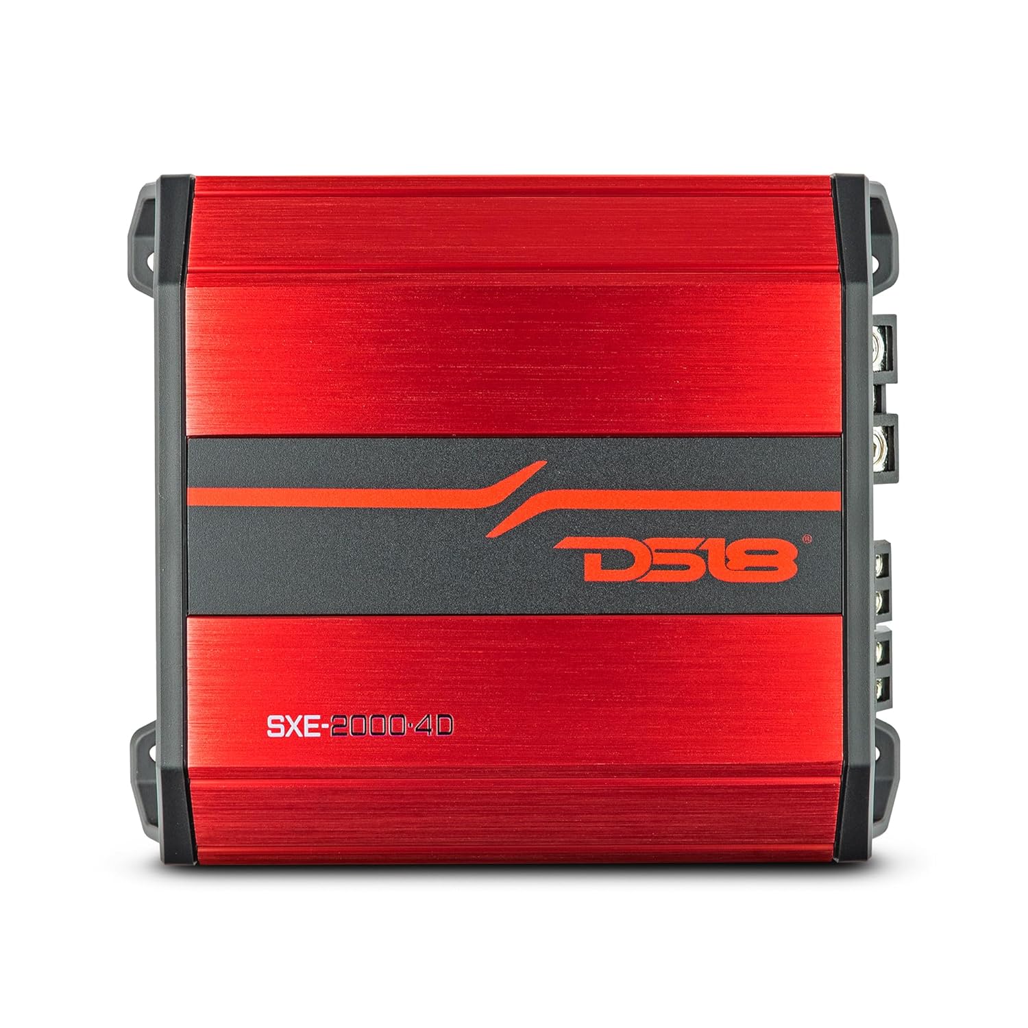DS18 SXE-2000.4D/RD 4-Channel Car Amplifier Class D Full Range 4X 150 Watts RMS @ 4-ohm Compact Amp Bridgeable Amp 4 Channels 2000 Watts Max Power (Renewed)