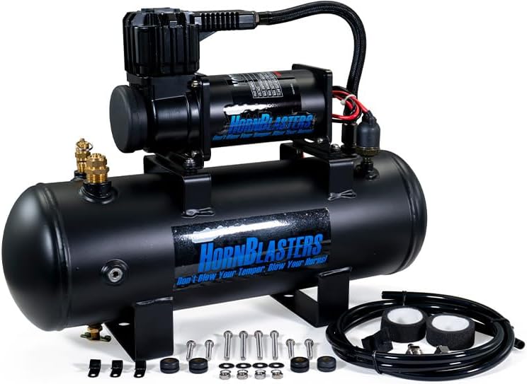 HornBlasters 228H 2-Gallon 150 PSI All-In-One Air Source Unit - 12 Volt - For trucks, cars, and SUV's