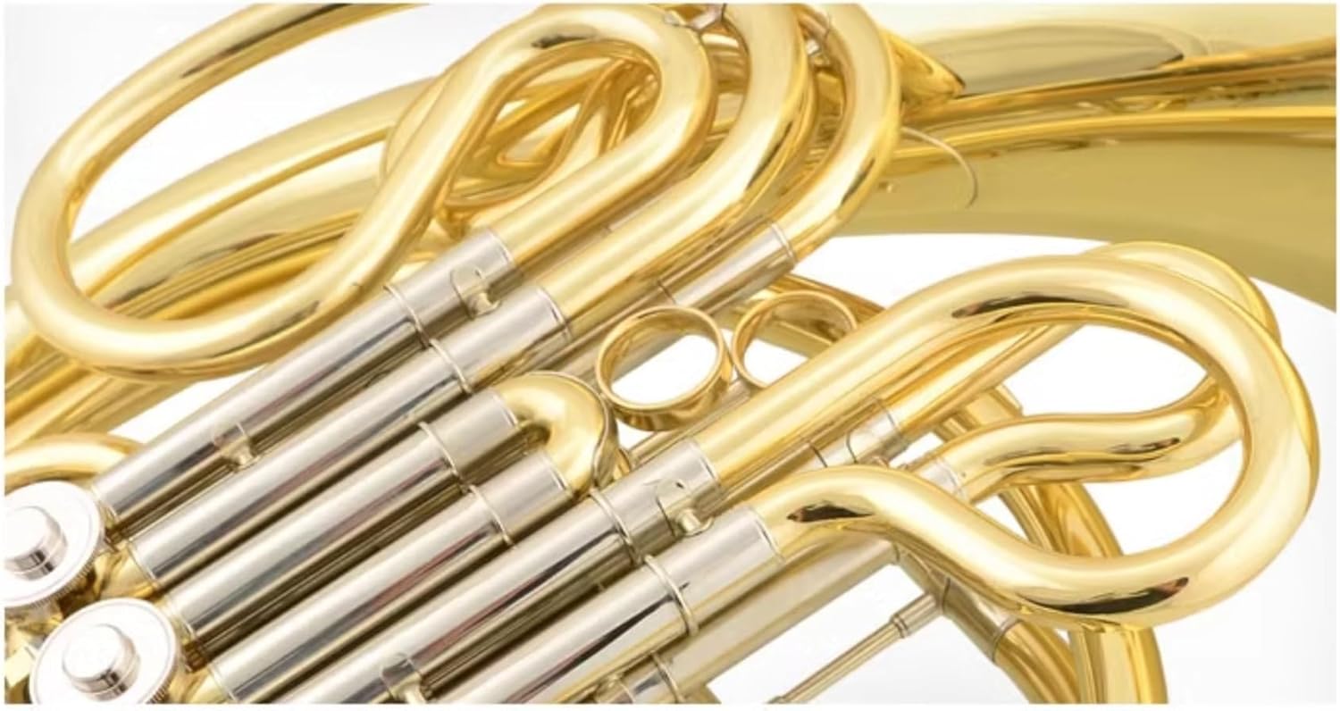 Professional musical instrument 4 key double row Bb French horn