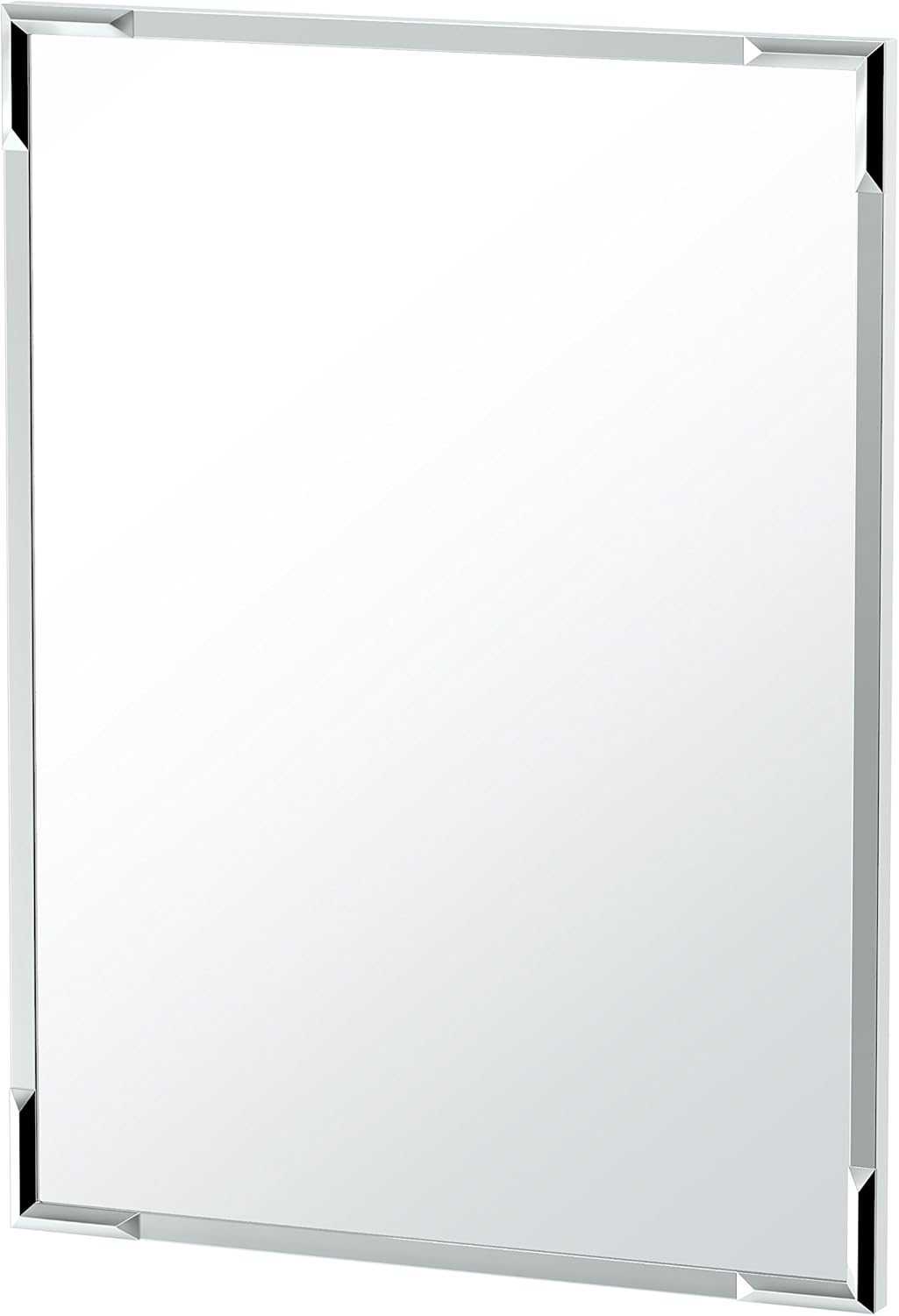 Gatco 1528 Flush Mount Framed Rectangle Mirror Chrome, 32.50