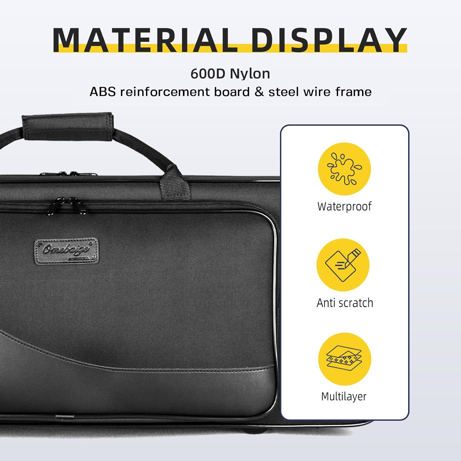 Tenor Saxophone Bag, Lightweight Case for Bb Tenor Saxophone, Tenor Saxophone Backpack; (BGA-TENORSAX)