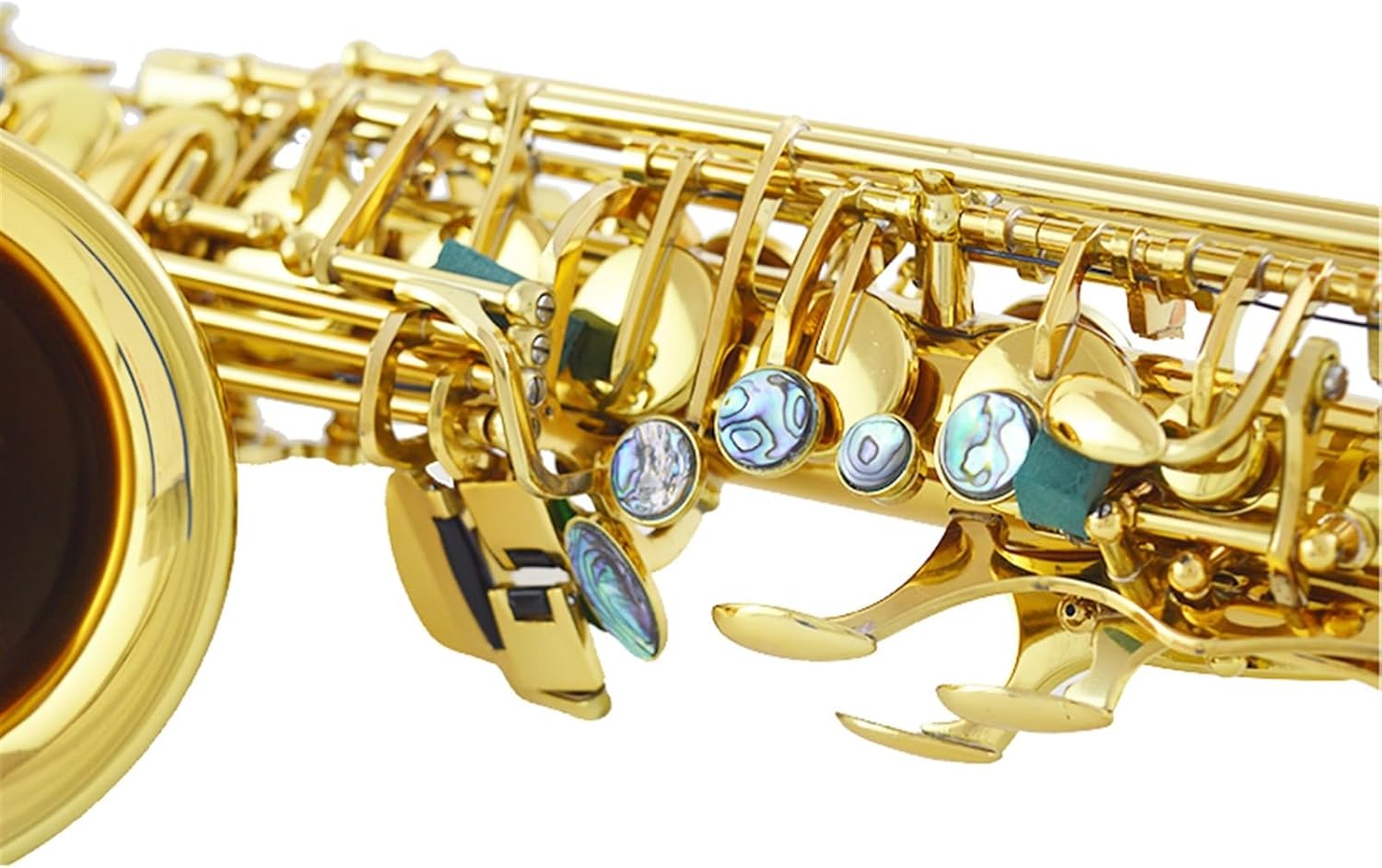 Alto Saxophone Wind Instrument Double Bar In E Flat For Beginners And Professional Performance