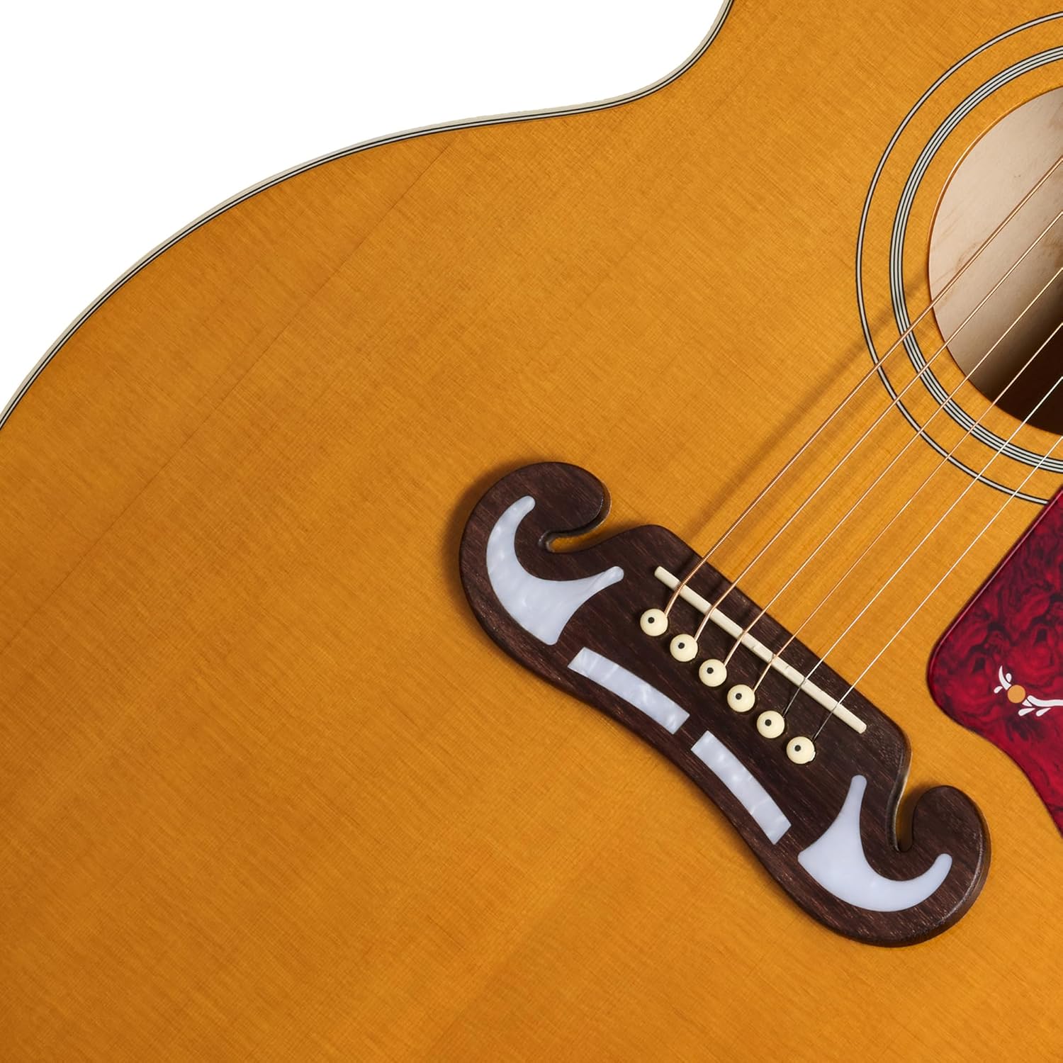 Epiphone J-200 Studio EC Jumbo Acoustic Electric, Natural with Bag