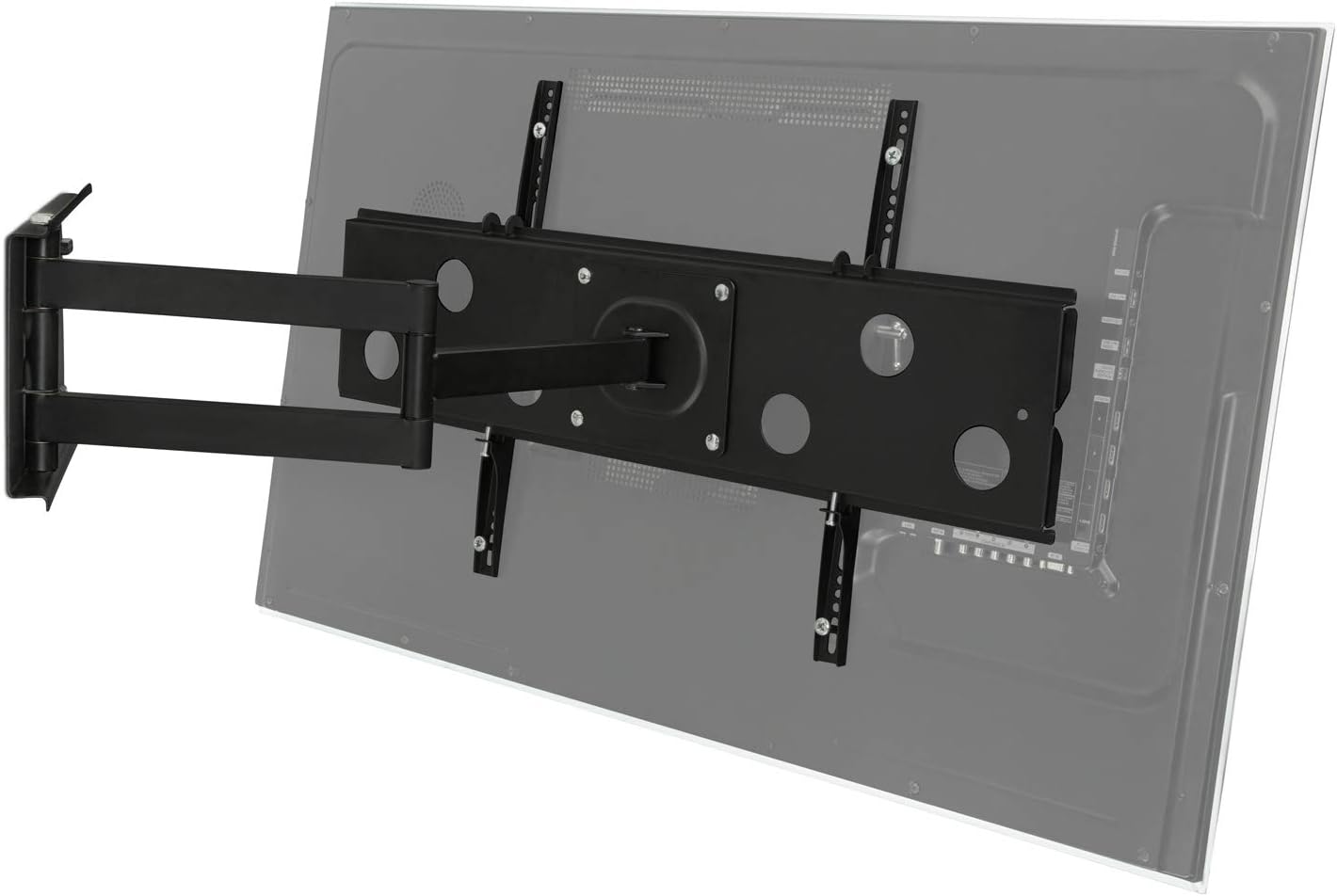 Mount-It! Extended Articulating TV Wall Mount Low-Profile Full Motion Tilting Corner Bracket for 32-60 Inch Flat Screen, VESA up to 750x450, 175 lb Capacity (MI-326B)