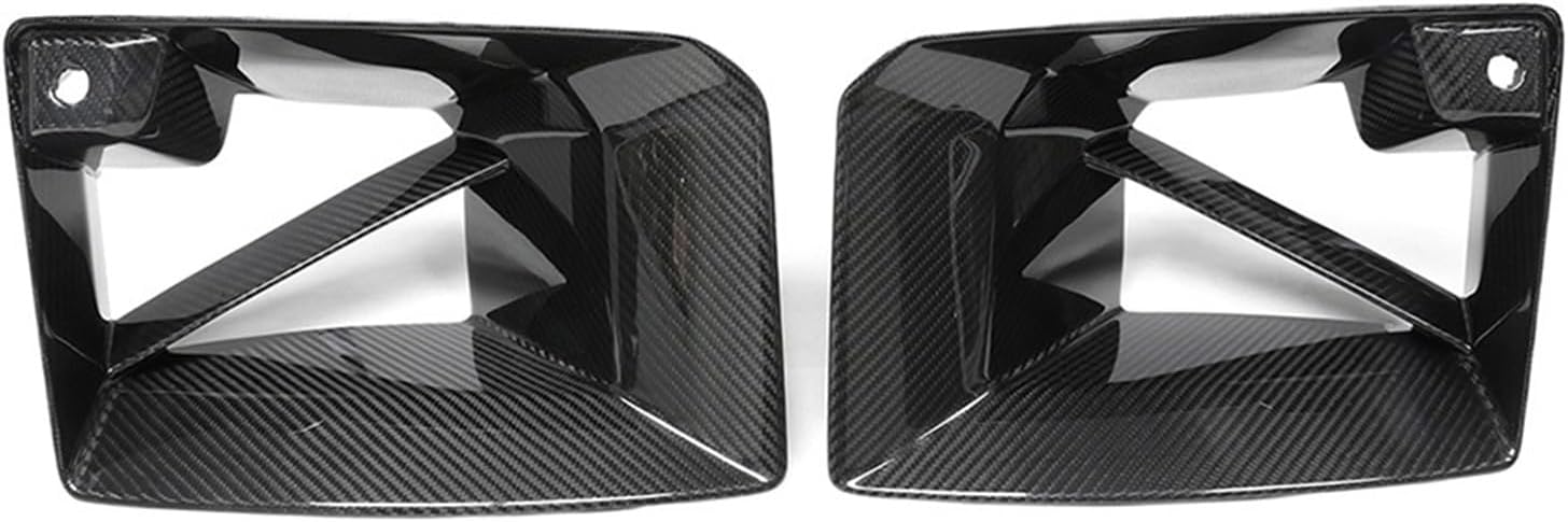 Compatible For BMW M2 G87 2023, Dry Carbon Fiber Car Accessories Front Side Bumper Air Vent Cover Kidney Middle Net Grills Assembly Cover