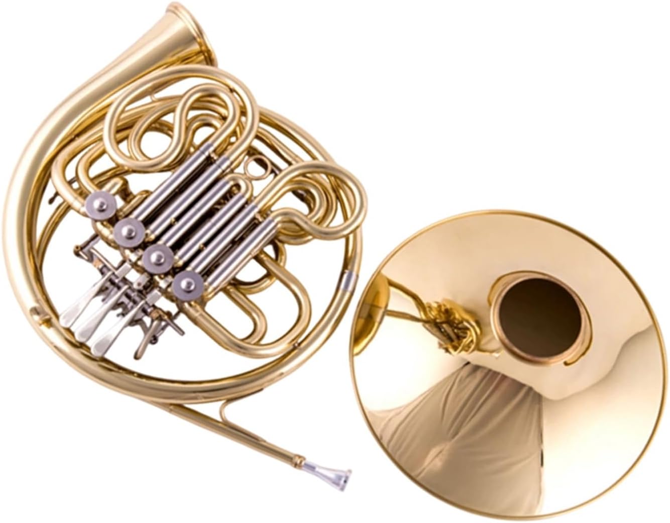 4 Key French Horn French Horn 4 Key B Flat Or F Key Professional Performance Practice Brass Instrument(4)