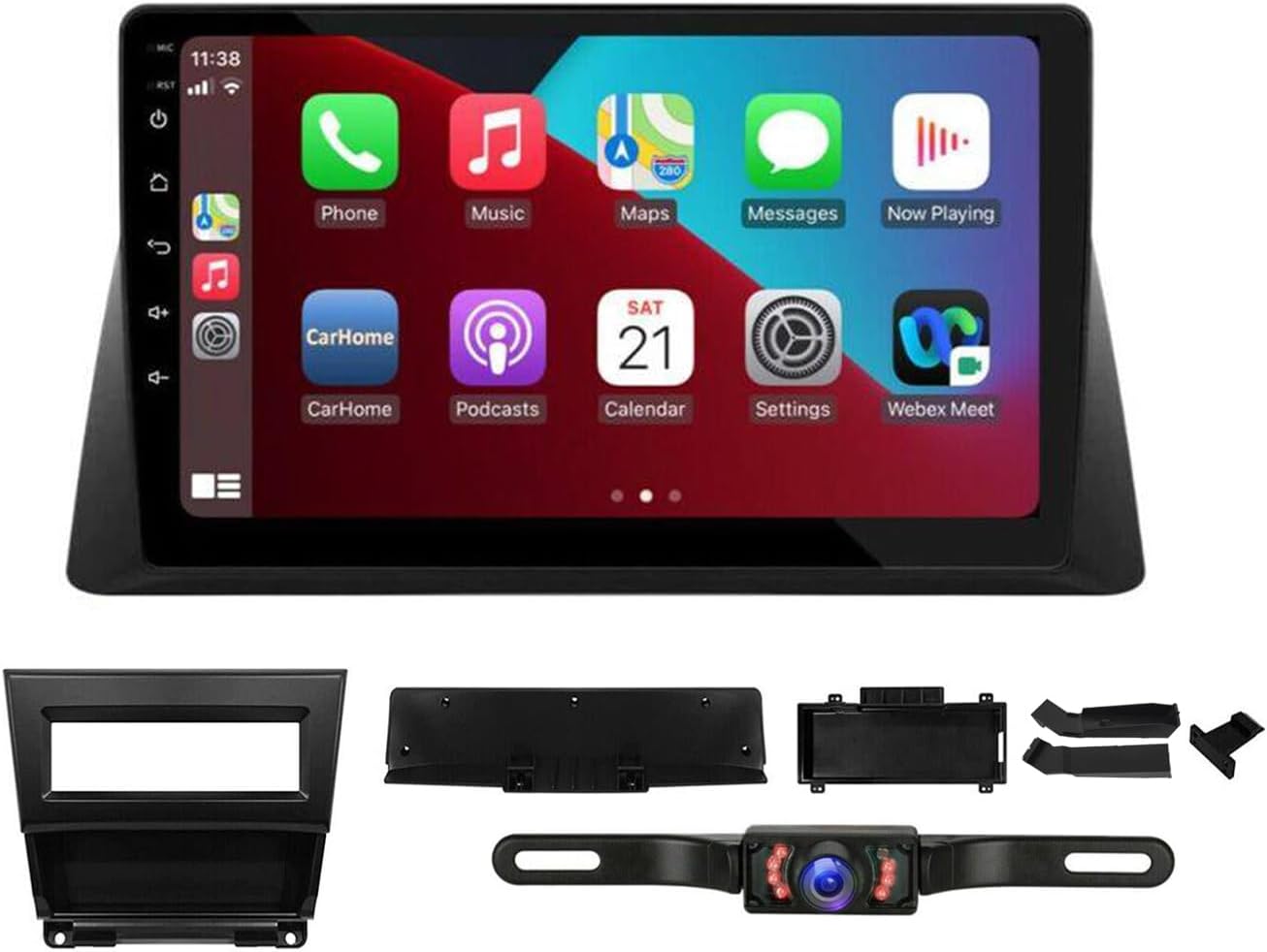 Android 13 Car Stereo Compatible with Honda for Accord 2008-2013, 2G+32G 10 Inch Touch Screen Car Stereo Radio with Wireless Carplay Android Auto GPS Navigation WiFi FM SWC Backup Camera