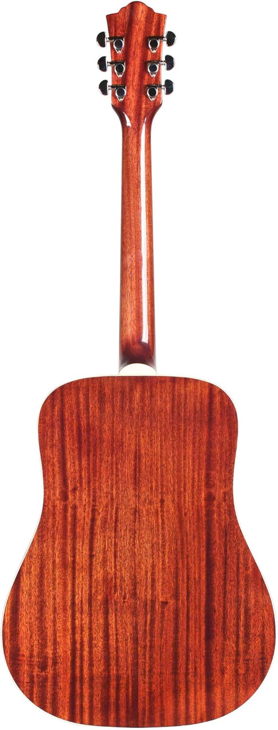 Guild Guitars D-140 ATB Acoustic Guitar, Antique Burst, All Solid Woods Dreadnought, Westerly Collection, with Premium Gig Bag