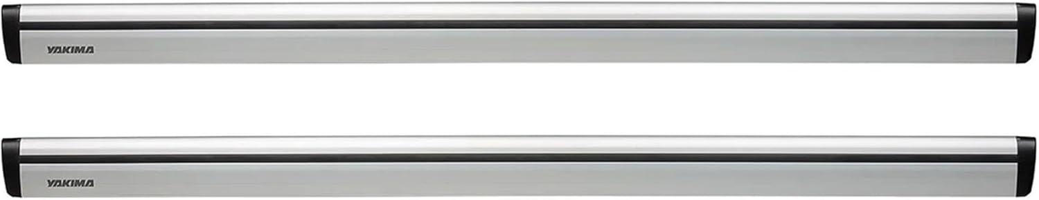 YAKIMA, JetStream Bar Aerodynamic Crossbars for Roof Rack Systems, Set of 2, Silver, Medium (60