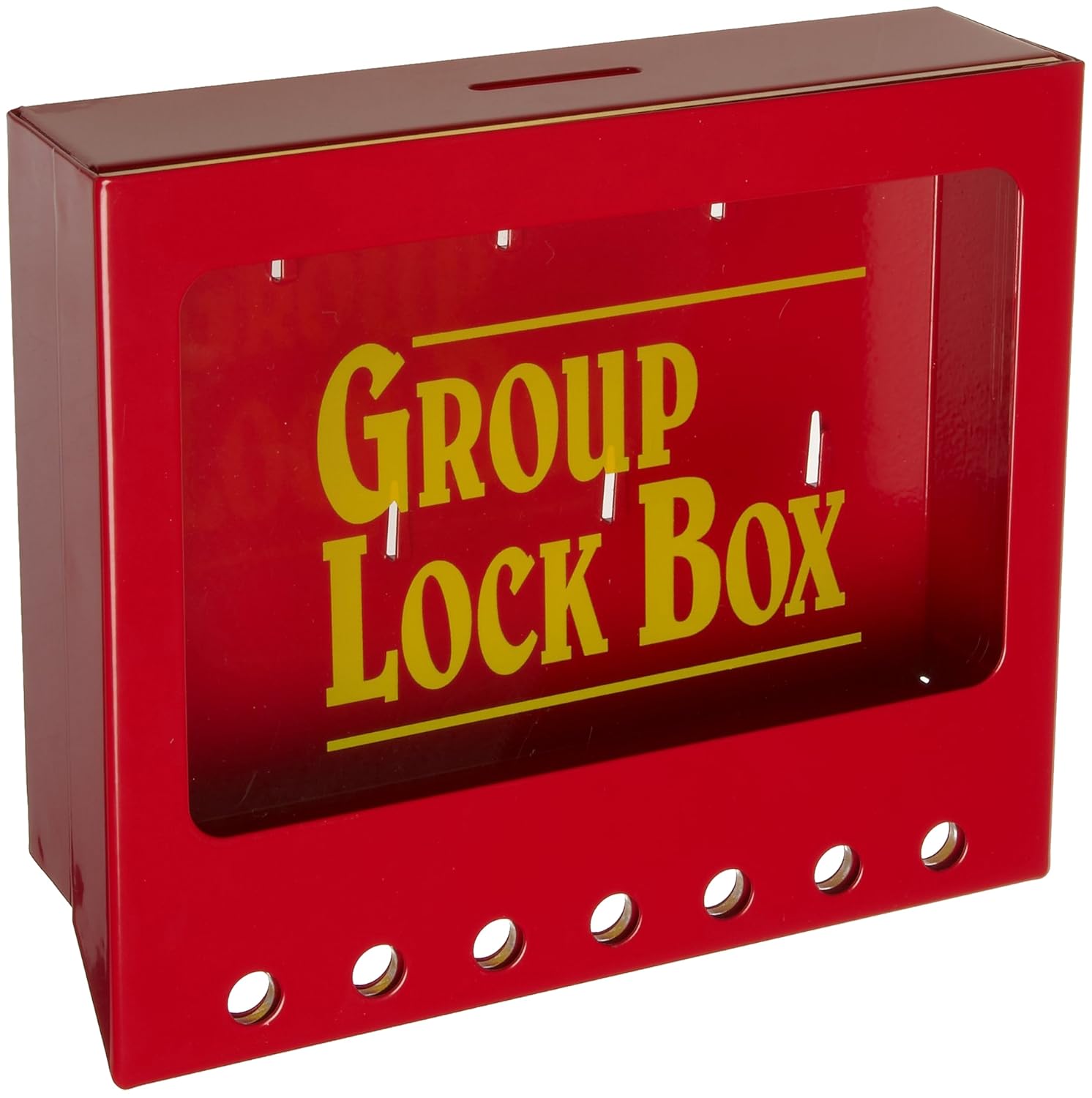 Brady Wall-Mount Group Lock Box for Lockout/Tagout, Small, 7