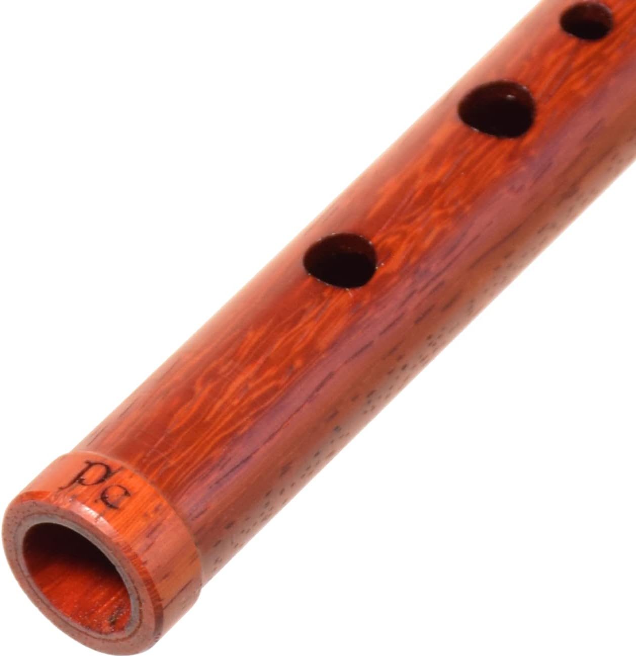 Key of D Whistle PD-02 Fipple Flute (svirel) Great Sound Hand Carved Flute Folk Wind Music Instrument Handmade Woodwind Brown, Brown wood
