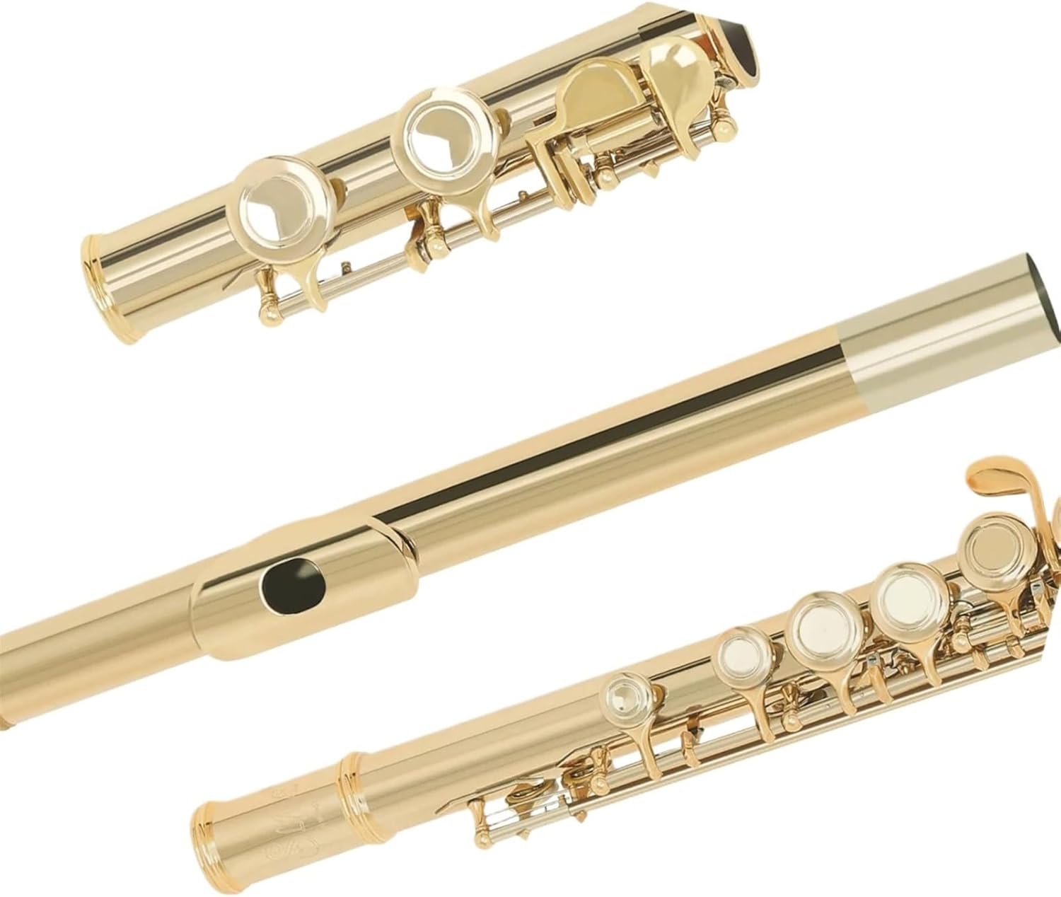 Flute Nickel Plated Cupronickel 16 Hole C Key Woodwind Instrument Box Set