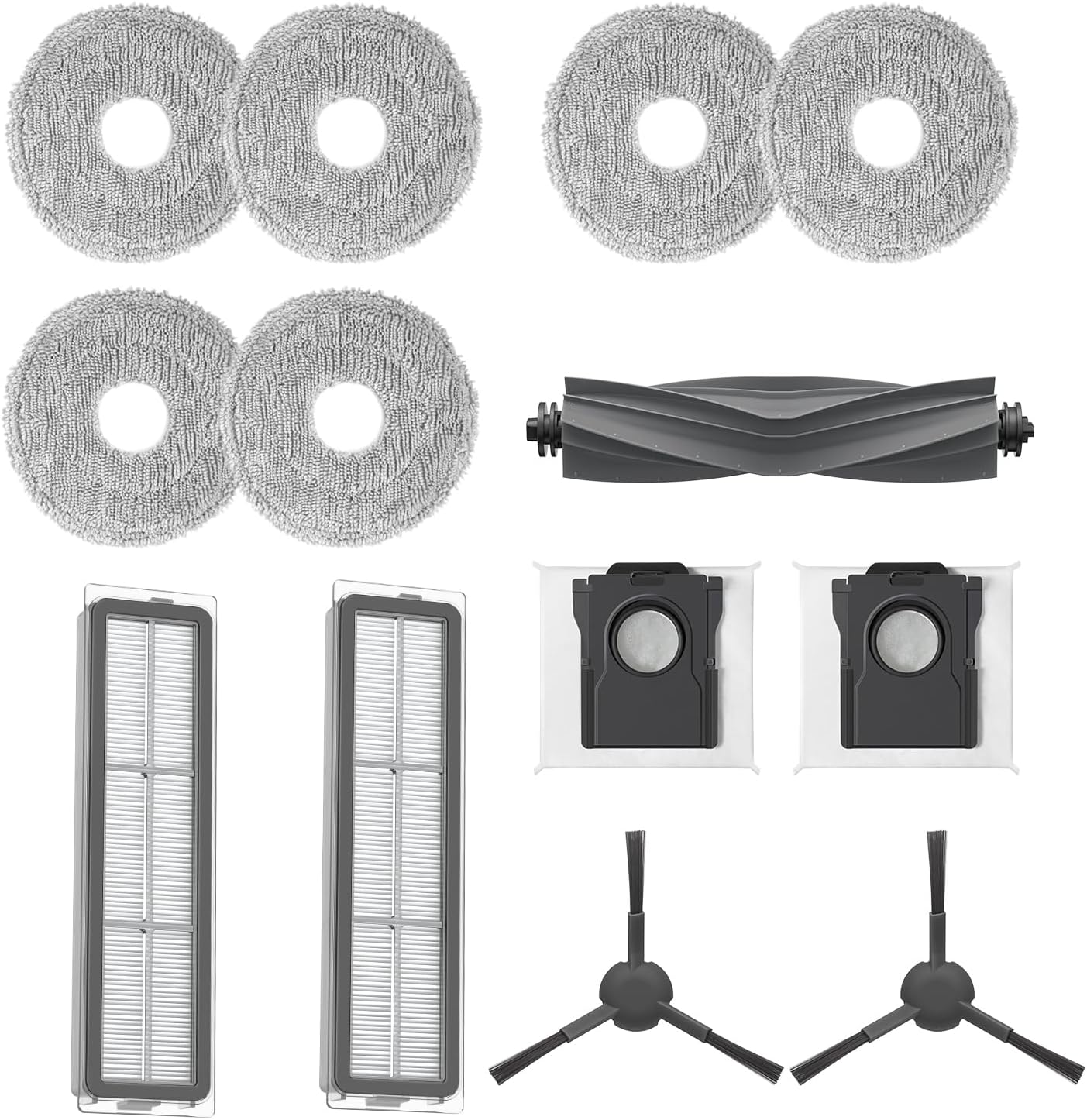 DREAME Robot Vacuum Accessories kit Compatible for L40s Ultra AE / L40s Ultra CE / L10s Ultra Gen2 / X30 Ultra / L10s Pro Ultra